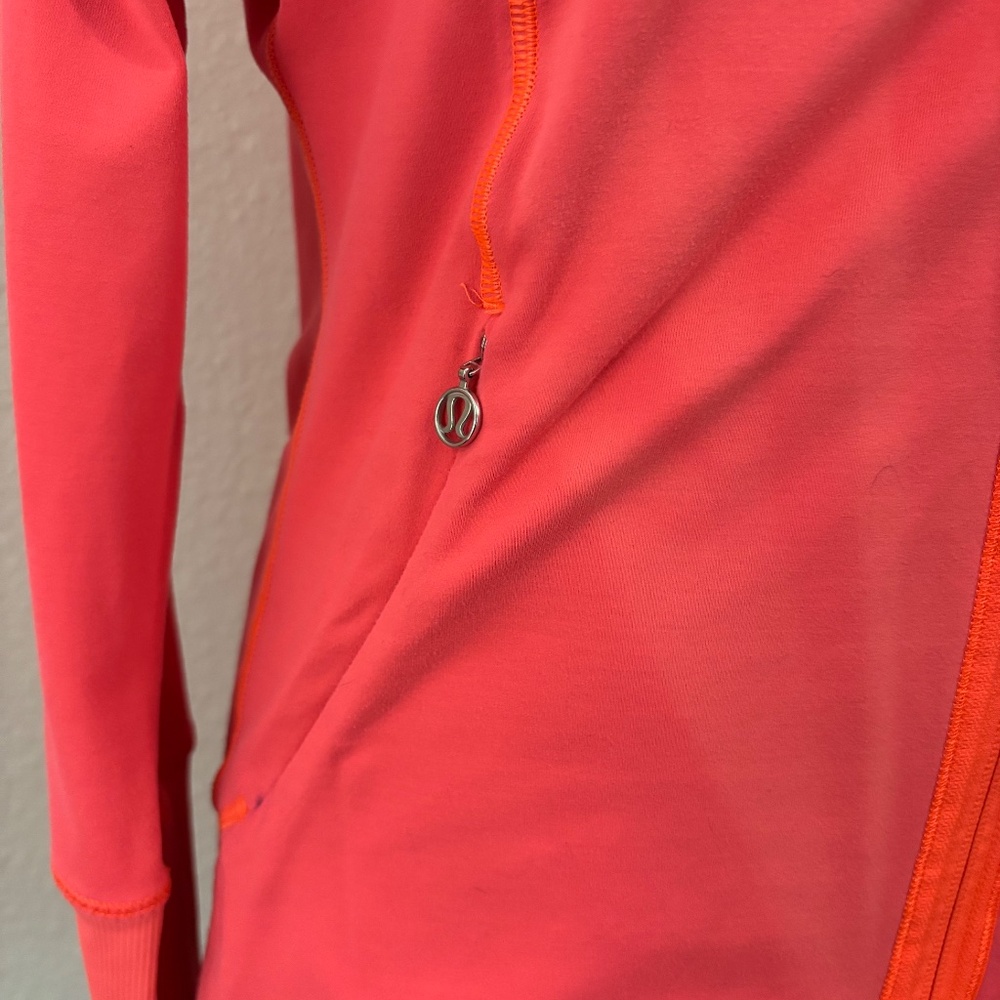 Lululemon Define Jacket Size S Pink Heather Luon Full Zip Women’s Slim Fit Yoga - Picture 4 of 15